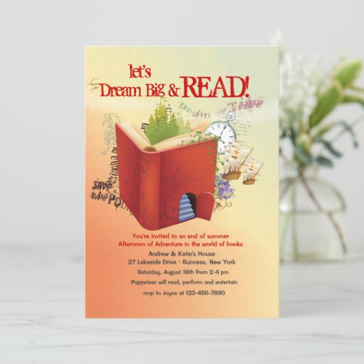 読書冒険の招待状 招待状 (スタンド正面)