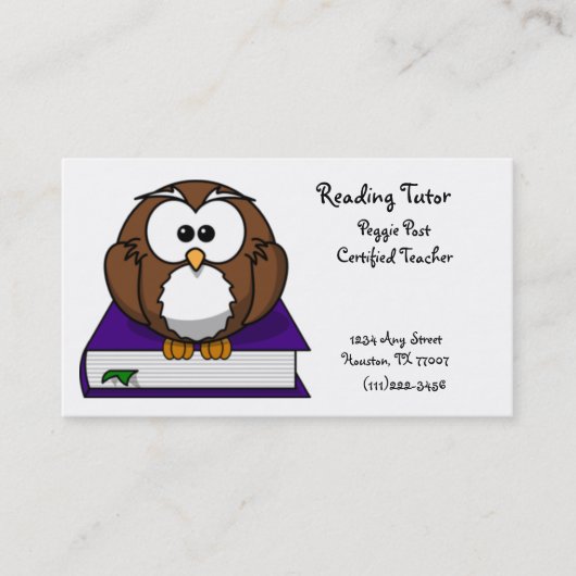 読書名刺 名刺 (正面)