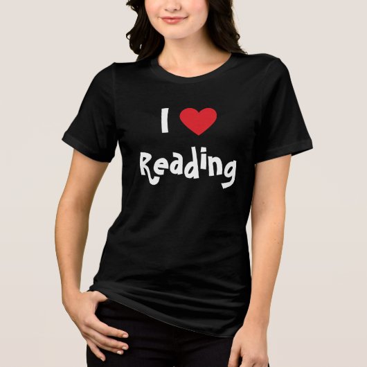 読書大好き トライブレンドTシャツ (正面)