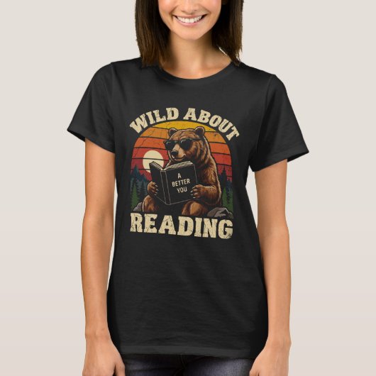 読書大好き Tシャツ (正面)