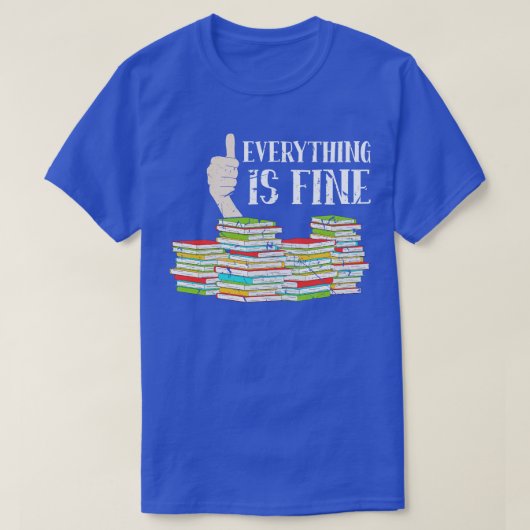 読書好きなら素晴らしず読に読む Tシャツ (デザイン正面)