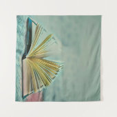 読書好きな人のためのギフト タペストリー (正面(横))