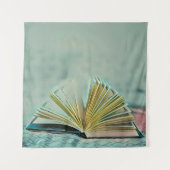 読書好きな人のためのギフト タペストリー (正面)