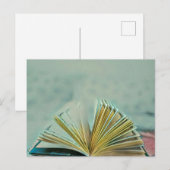 読書好きな人のためのギフト ポストカード (正面/裏面)