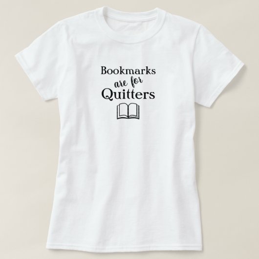 読書好きな人へのTシャツ Tシャツ (デザイン正面)