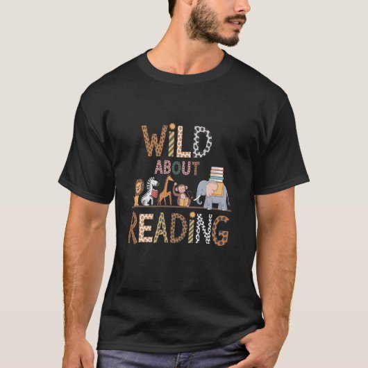 読書好きにはたまらない 本 読者 愛好者 図書館の日 Tシャツ (正面)