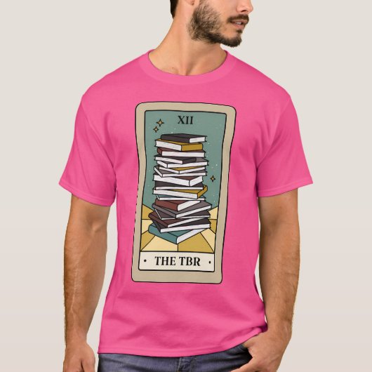 読書好きのためのタロット The Tbr Tシャツ (正面)