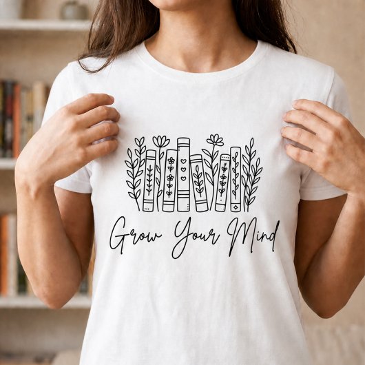 読書好きのための本の愛を表現したデザイン Tシャツ