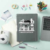 読書好きのためのBooktrovert  シール (iPadカバー)