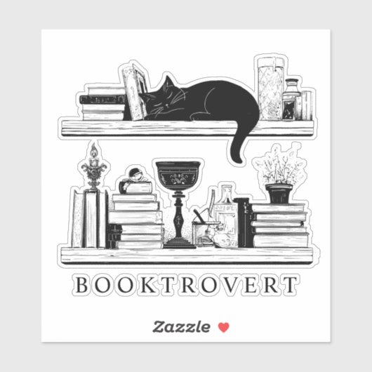 読書好きのためのBooktrovert  シール (シート)