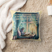 読書好きはタスクの数々の達人 クッション (ブランケット)