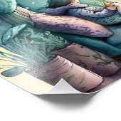 読書好きはタスクの数々の達人 フォトプリント            (角)