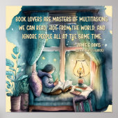 読書好きはタスクの数々の達人 ポスター (正面)