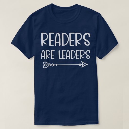 読書好き装読置の図書館読者Are Le Tシャツ (デザイン正面)