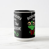 読書好き ツートーンマグカップ (中央)