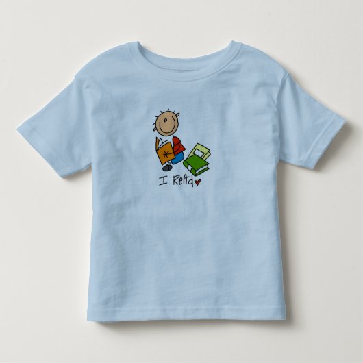 読書好き トドラーTシャツ (正面)