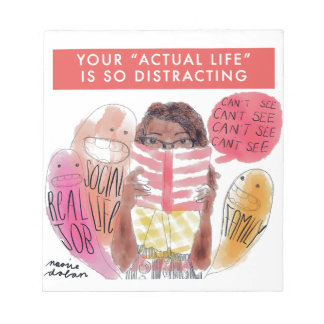 読書好き ノートパッド