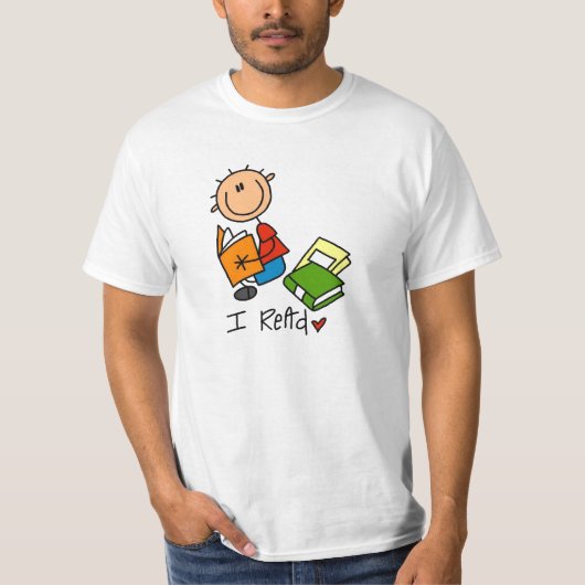 読書好き Tシャツ (正面)