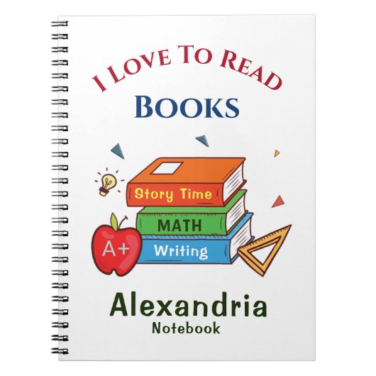 読書好読きのパーソナ読ライズ ノートブック (正面)