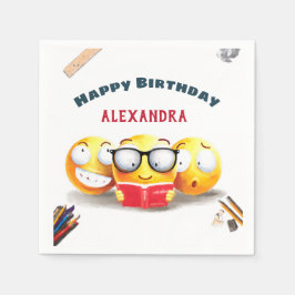 読書好読し スタンダードカクテルナプキン