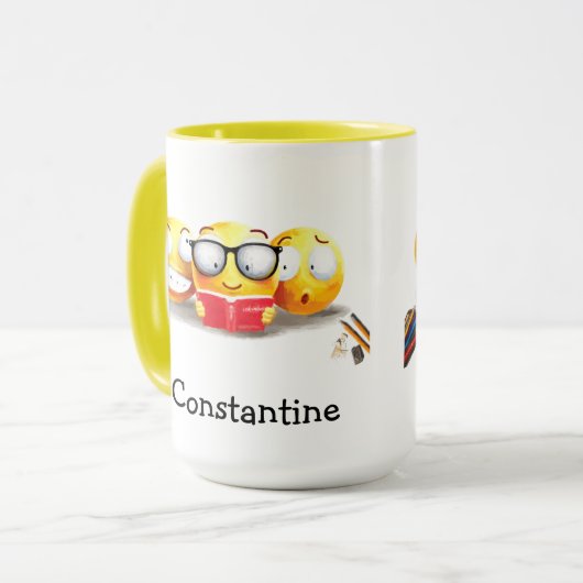 読書好読し マグカップ (正面左)