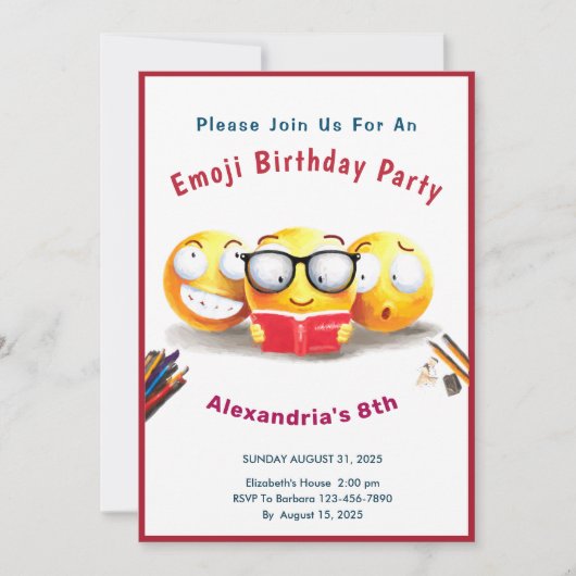 読書好読し 招待状 (正面)