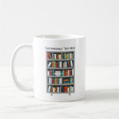 読書家のためのコーヒーカップ、ブックワーム | コーヒーマグカップ (左)