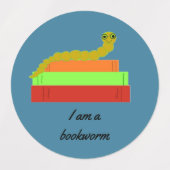 読書家は読書家だ ラベル (デザイン1)
