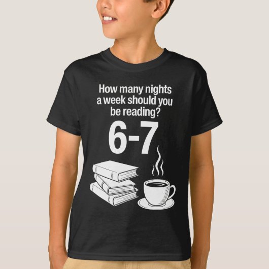 読書家67 英語教師 おもしろ 読書家 メモ Tシャツ (正面)