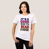 読書家、読書の日 Tシャツ (正面全面)