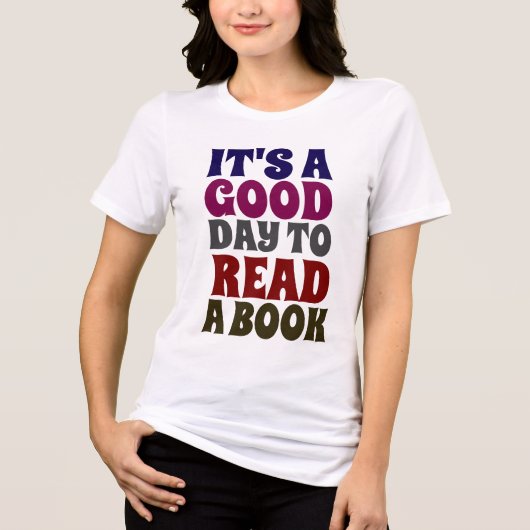 読書家、読書の日 Tシャツ (正面)