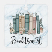 読書家,読書家,本版愛好家,カスタム メタルオーナメント (正面)