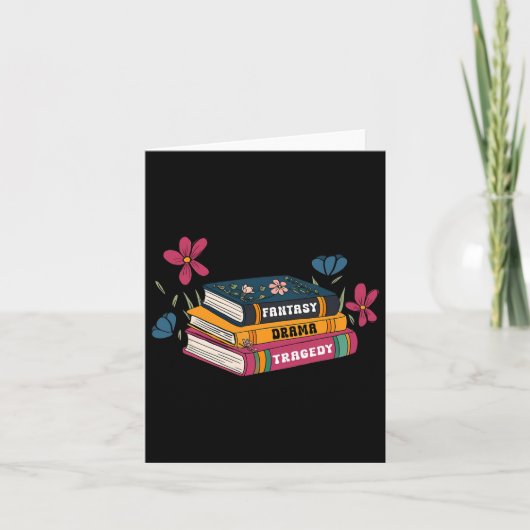 読書愛好家ファンタジードラマ悲劇の微妙な8647スペクトル カード (正面)