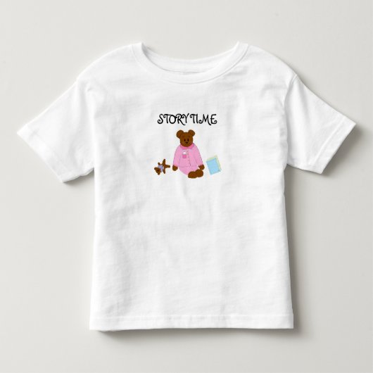読書時間 トドラーTシャツ (正面)
