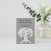 読書木の規則的な名刺Chubbie 名刺 (スタンド正面)