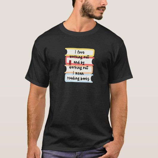 読書本ことわざ読み手の皮肉トレーニング Tシャツ (正面)