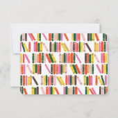 読書用パーソナライズされた文具 ノートカード (裏面)