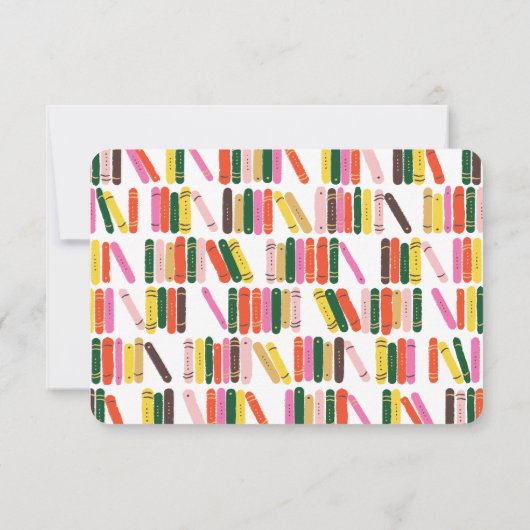 読書用パーソナライズされた文具 ノートカード (裏面)