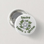 読書異教徒及び魔法使い小さいボタンPin 缶バッジ (正面&裏面)
