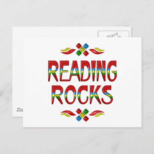 読書石 ポストカード (正面/裏面)