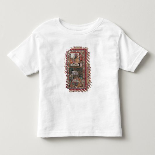 読書詩および宴会 トドラーTシャツ (正面)