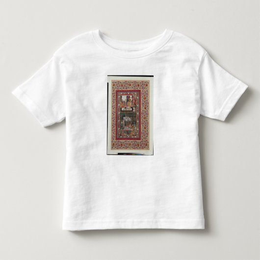 読書詩および宴会 トドラーTシャツ (正面)