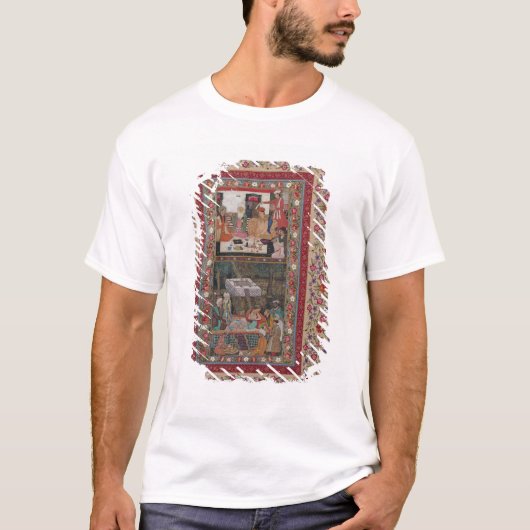 読書詩および宴会 Tシャツ (正面)