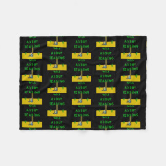 読書読好読きに夢中  フリースブランケット