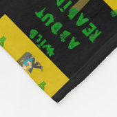 読書読好読きに夢中  フリースブランケット (角)