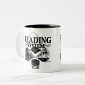 読書鉄道システム1942年 ツートーンマグカップ (正面左)