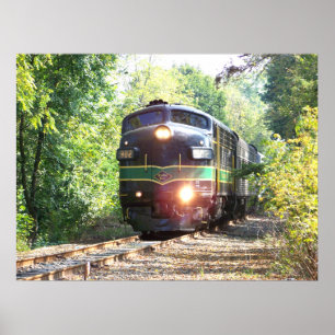 読書鉄道ラインFP7のディーゼル機関車902 ポスター