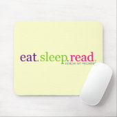 、読書食べて下さい、眠らせて下さい-私は私の優先順位を知っています マウスパッド (マウス)