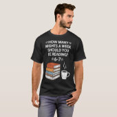 読書67シックスセブンミーム英語教師面白いボー Tシャツ (正面フル)