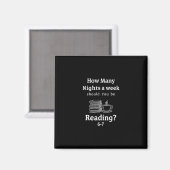 読書67 英語教師 おもしろ 英語 本好き メモ マグネット (正面/裏面)
